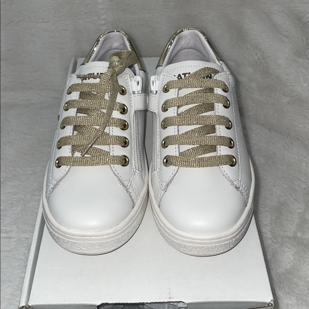 NWT NATURINO HASSELT 2 ZIP. Leather sneakers in White-Platinum - Picture 8 of 15